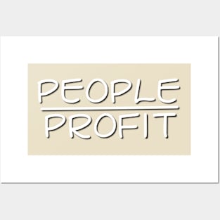 People Over Profit Posters and Art